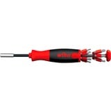 Wiha Cacciavite con caricatore di punte LiftUp 25, 1/4" Nero/Rosso