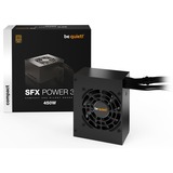 be quiet! SFX POWER 3 450W alimentatore per computer 20+4 pin ATX Nero Nero, 450 W, 100 - 240 V, 500 W, 50/60 Hz, 6/2.5 A, 6 A