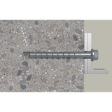 fischer Vite per calcestruzzo UltraCut FBS II 8x55 5/- Esagonale con rondella a U TX 