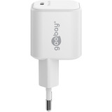goobay Caricatore rapido Nano USB-C PD GaN 45 W, Caricabatterie bianco