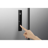 gorenje NRS917E41X frigorifero side-by-side 544 L E accaio, Porta americana, Vetro, 544 L, SN-N, C, 39 dB