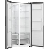 gorenje NRS917E41X frigorifero side-by-side Libera installazione 544 L Acciaio inox accaio, Libera installazione, Porta americana, Acciaio inox, 2 porta/porte, Touch, LED