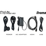 iiyama ProLite T1721MSC-B3, Monitor LED Nero (opaco)