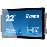 iiyama ProLite TF2234MC-B7X Monitor PC 54,6 cm (21.5") 1920 x 1080 Pixel Full HD LED Touch screen Multi utente Nero Nero, 54,6 cm (21.5"), 1920 x 1080 Pixel, Full HD, LED, 8 ms, Nero