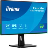 iiyama ProLite XB2792QSU-B1 Monitor PC 68,6 cm (27") 2560 x 1440 Pixel Quad HD LED Nero, Monitor LED Nero (opaco), 68,6 cm (27"), 2560 x 1440 Pixel, Quad HD, LED, 3 ms, Nero