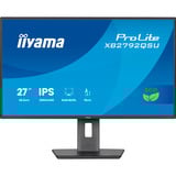 iiyama ProLite XB2792QSU-B1 Monitor PC 68,6 cm (27") 2560 x 1440 Pixel Quad HD LED Nero, Monitor LED Nero (opaco), 68,6 cm (27"), 2560 x 1440 Pixel, Quad HD, LED, 3 ms, Nero
