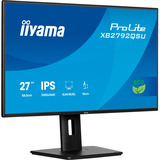 iiyama ProLite XB2792QSU-B1 Monitor PC 68,6 cm (27") 2560 x 1440 Pixel Quad HD Nero, Monitor LED Nero (opaco), 68,6 cm (27"), 2560 x 1440 Pixel, Quad HD, 3 ms, Nero