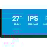 iiyama ProLite XB2792QSU-B1 Monitor PC 68,6 cm (27") 2560 x 1440 Pixel Quad HD Nero, Monitor LED Nero (opaco), 68,6 cm (27"), 2560 x 1440 Pixel, Quad HD, 3 ms, Nero