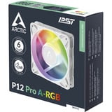 ARCTIC Freezer P12 Pro A-RGB (White) Case per computer Ventilatore 12 cm Bianco 3 pz, Ventola bianco, Ventilatore, 12 cm, 131 m³/h, Bianco