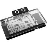 Alphacool Core RX 9070 XT Steel Legend, Raffreddamento ad acqua trasparente/cromo