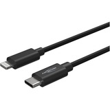 Ansmann Cavo adattatore USB 2.0, connettore USB-C > connettore Lightning Nero