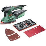 Bosch PSM 200 AES Levigatrice multiuso 26000 OPM Nero, Verde, Rosso, Multi Sander verde/Nero, Levigatrice multiuso, Velcro, Nero, Verde, Rosso, 6000 OPM, 26000 OPM, 1,8 mm