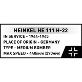 COBI Heinkel HE 111 H-22 con bomba volante V1 - Edizione Executive, Giochi di costruzione 