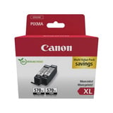 Canon 0318C010 cartuccia d'inchiostro 2 pz Originale Resa elevata (XL) Nero Resa elevata (XL), Nero, 2 pz, Doppia confezione