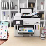 Canon MAXIFY GX 7150 Ad inchiostro A4 600 x 1200 DPI Wi-Fi, Stampante multifunzione grigio, Ad inchiostro, Stampa a colori, 600 x 1200 DPI, A4, Stampa diretta, Nero, Bianco