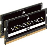 Corsair VENGEANCE memoria 32 GB 2 x 16 GB DDR5 4800 MHz Nero, 32 GB, 2 x 16 GB, DDR5, 4800 MHz, 262-pin SO-DIMM
