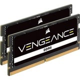 Corsair VENGEANCE memoria 32 GB 2 x 16 GB DDR5 4800 MHz Nero, 32 GB, 2 x 16 GB, DDR5, 4800 MHz, 262-pin SO-DIMM