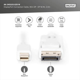 Digitus AK-340102-020-W, Cavo bianco