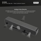 Digitus Barra video tutto in uno 4K Pro, Sistema congressuale Nero