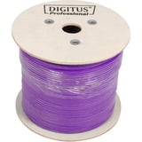 Digitus Cavo di posa Professional Cat.6 F/UTP simplex, Cca viola