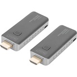 Digitus Ripetitore Video Wireless HDMI > HDMI, 50 Metri, Estensione HDMI Nero/Argento