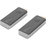 Digitus Ripetitore Video Wireless HDMI > HDMI, 50 Metri, Estensione HDMI Nero/Argento