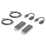 Digitus Ripetitore Video Wireless HDMI > HDMI, 50 Metri, Estensione HDMI Nero/Argento