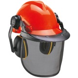 EINHELL Elmetto di protezione forestale (BG-SH 2), Casco arancione /Nero