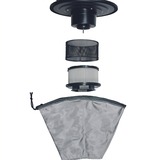 EINHELL TC-AV 1720 DW 1250 AW 20 L Nero, Rosso rosso/Nero, 20 L, Senza sacchetto, Nero, Rosso, 1,2 m, 3,6 cm, Secco
