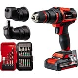 EINHELL TE-CD 18/45 3X-Li +22, Trapano avvitatore rosso/Nero
