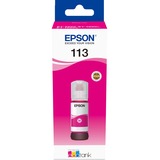 Epson 113 EcoTank Pigment Magenta ink bottle, Inchiostro Magenta, Epson, Ecotank ET-5880, EcoTank ET-5850, EcoTank ET-5800, EcoTank ET-16650, EcoTank ET-16600, 6000 pagine, 70 ml, Pigment