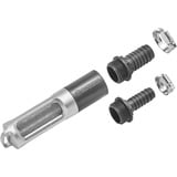 GARDENA Filtro di aspirazione in metallo con valvola di non ritorno, 19mm (3/4") / 25mm (1") grigio/Argento