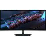 GIGABYTE GS34WQCA Monitor Gaming Curvo 34" WQHD – 3440 x 1440, 1500R, 120Hz, 1ms, 300 cd/m², FreeSync Premium, HDR Ready, HDMI 2.0, DisplayPort 1.4, Monitor di gioco Nero, 1500R, 120Hz, 1ms, 300 cd/m², FreeSync Premium, HDR Ready, HDMI 2.0, DisplayPort 1.4, 86,4 cm (34"), 3440 x 1440 Pixel, Wide Quad HD, LCD, 1 ms, Nero
