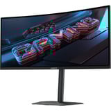 GIGABYTE GS34WQCA Monitor Gaming Curvo 34" WQHD – 3440 x 1440, 1500R, 120Hz, 1ms, 300 cd/m², FreeSync Premium, HDR Ready, HDMI 2.0, DisplayPort 1.4, Monitor di gioco Nero, 1500R, 120Hz, 1ms, 300 cd/m², FreeSync Premium, HDR Ready, HDMI 2.0, DisplayPort 1.4, 86,4 cm (34"), 3440 x 1440 Pixel, Wide Quad HD, LCD, 1 ms, Nero