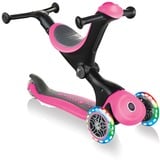 GLOBBER Go-Up Deluxe Lights, Scooter fucsia