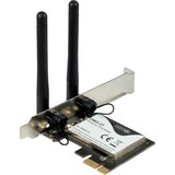Inter-Tech DMG-33 Interno WLAN 1300 Mbit/s, Adattatore Wi-Fi Interno, Wireless, PCI Express, WLAN, Wi-Fi 5 (802.11ac), 1300 Mbit/s