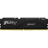 Kingston FURY FURY Beast memoria 8 GB 1 x 8 GB DDR5 5600 MHz Nero, 8 GB, 1 x 8 GB, DDR5, 5600 MHz, 288-pin DIMM