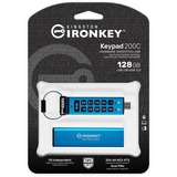 Kingston IronKey Keypad 200 128 GB, Chiavetta USB 
