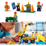 LEGO City Camion da cantiere e gru con palla da demolizione, Giochi di costruzione Set da costruzione, 4 anno/i, Plastica, 235 pz, 1 kg