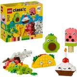 LEGO Classic 11039 Alimenti Creativi, Set di Giochi di Fantasia per Bambini 4+ con Cibo Giocattolo da Costruire, Idea Regalo, Giochi di costruzione Set di Giochi di Fantasia per Bambini 4+ con Cibo Giocattolo da Costruire, Idea Regalo, Set da costruzione, 4 anno/i, Plastica, 150 pz, 181 g