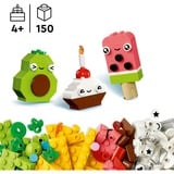 LEGO Classic 11039 Alimenti Creativi, Set di Giochi di Fantasia per Bambini 4+ con Cibo Giocattolo da Costruire, Idea Regalo, Giochi di costruzione Set di Giochi di Fantasia per Bambini 4+ con Cibo Giocattolo da Costruire, Idea Regalo, Set da costruzione, 4 anno/i, Plastica, 150 pz, 181 g