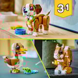 LEGO Creator 3-in-1 Animali carini: Cucciolo giocherellone, Giochi di costruzione 