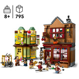 LEGO Harry Potter 76452 Accessori di Prima Qualità per il Quidditch e Gelateria, Negozi Giocattolo e Personaggi per Bambini8+, Giochi di costruzione Negozi Giocattolo e Personaggi per Bambini8+, Set da costruzione, 8 anno/i, Plastica, 795 pz, 980 g