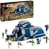 LEGO Star Wars 75435 MTT Separatista Battaglia di Felucia Giocattolo con Speeder, 2 Minifigure e 10 Droidi, Idea Regalo 9+, Giochi di costruzione 2 Minifigure e 10 Droidi, Idea Regalo 9+, Set da costruzione, 9 anno/i, Plastica, 976 pz, 1,45 kg