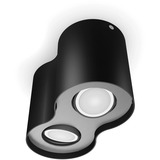 Philips Hue White Ambiance Pillar doppio spot, Luce LED Nero
