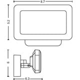 Philips Hue White Welcome Faro da Esterno, Luce LED Nero