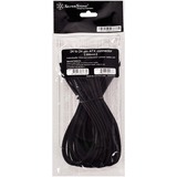 SilverStone 24pin -24pin, 0.3m 0,3 m Nero, 0.3m, 0,3 m, ATX (24-pin), ATX (24-pin), Maschio, Femmina, Nero, Lite retail