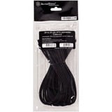 SilverStone 24pin -24pin, 0.3m 0,3 m, Cavo di prolunga Nero, 0.3m, 0,3 m, ATX (24-pin), ATX (24-pin), Maschio, Femmina, Nero