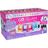 Spin Master Confezione di ricarica GO GLAM con 4 cartucce con decorazioni e 3 colori di smalto per unghie da utilizzare con U-nique Nail Stamper Salon Cool Maker Confezione di ricarica GO GLAM con 4 cartucce con decorazioni e 3 colori di smalto per unghie da utilizzare con U-nique Nail Stamper Salon, Set da trucco per bambini, 8 anno/i, Multicolore