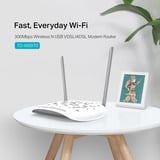 TP-Link TP-LINK TD-W9970 300Mbps Wi-Fi VDSL/ADSL Modem Router bianco